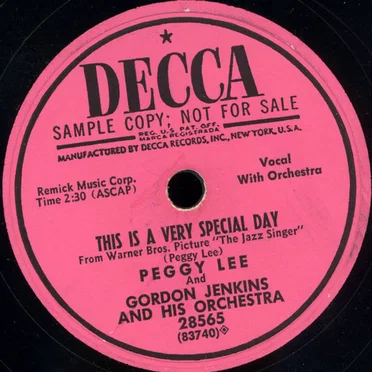 I Hear the Music Now / This Is a Very Special Day