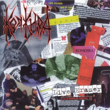 Live Eraser by Konkhra - album cover
