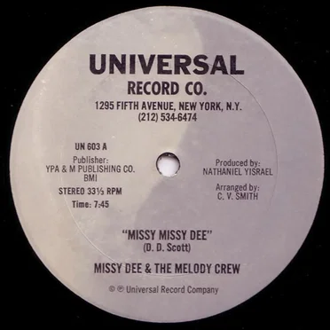 Missy Missy Dee by Missy Dee & The Melody Crew - album cover