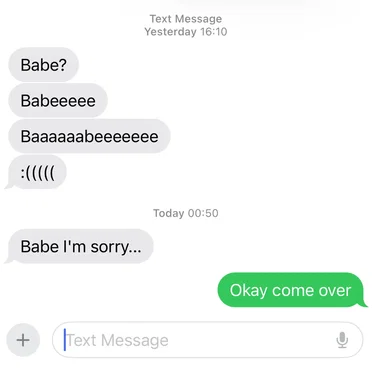 Babe I’m Sorry