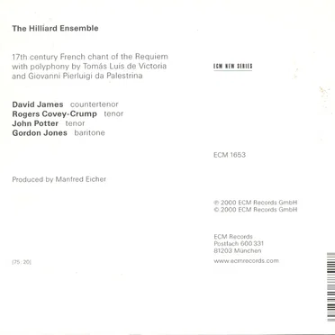 In Paradisum: Music of Victoria and Palestrina