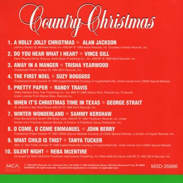 Country Christmas by Various Artists - album cover
