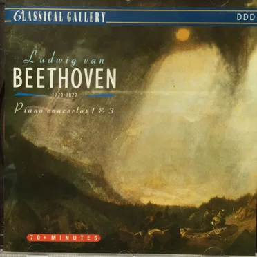 Piano Concertos 1 & 3 by Ludwig van Beethoven - album cover