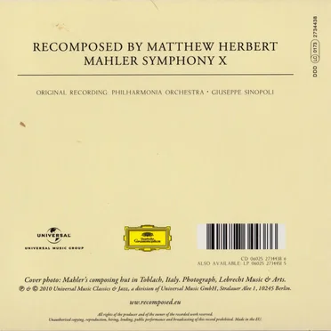 Recomposed by Matthew Herbert Mahler Symphony X