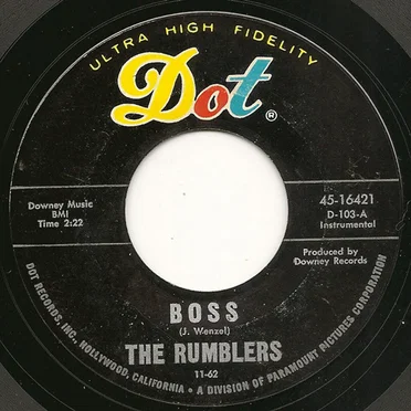 Boss by The Rumblers - album cover