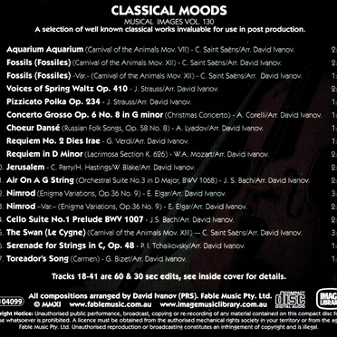 Classical Moods (Musical Images Volume 130) by Various Artists - album cover