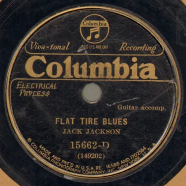 Flat Tire Blues / My Alabama Home by Jack Jackson - album cover