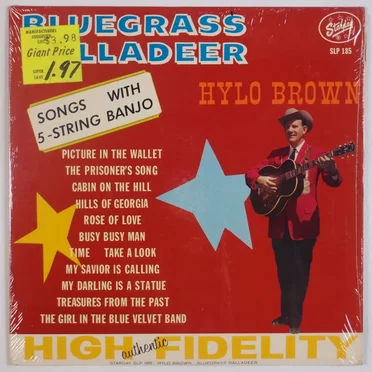 Bluegrass Balladeer by Hylo Brown - album cover