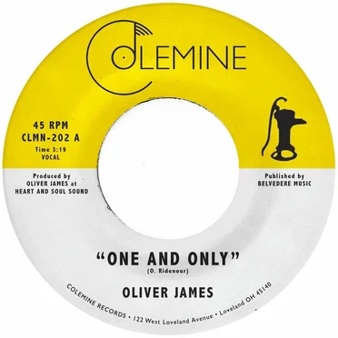 One and Only by Oliver James - album cover