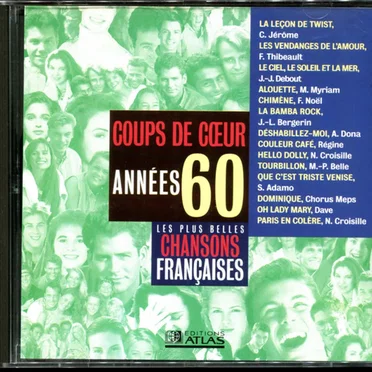 Les Plus Belles Chansons francaises : Coups de cœur années 60 by Various Artists - album cover