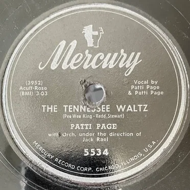 The Tennessee Waltz / Hot Rod Race