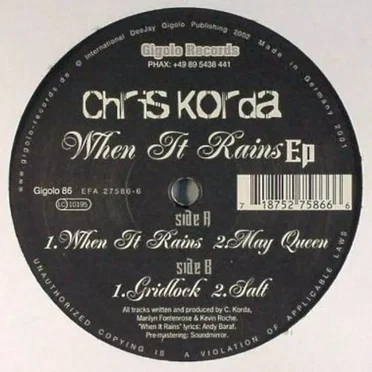When It Rains by Chris Korda - album cover