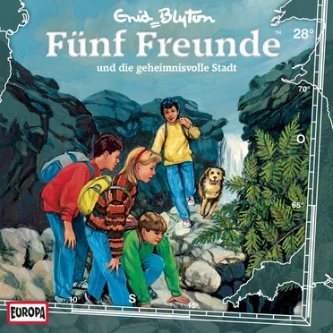 Fünf Freunde, Episode 28: und die geheimnisvolle Stadt by Enid Blyton - album cover