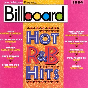 Billboard Hot R&B Hits 1984 by Various Artists - album cover