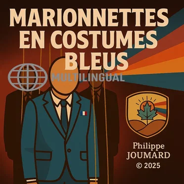 Marionnettes en costumes bleus - Multilingual Edition
