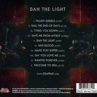 Ban the Light by Deaf Rat - album cover
