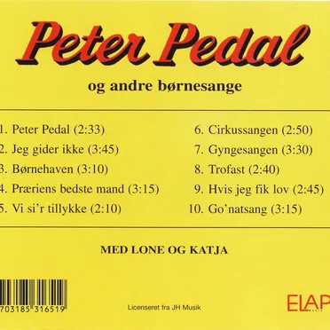 Peter Pedal by Lone Munkeskov - album cover