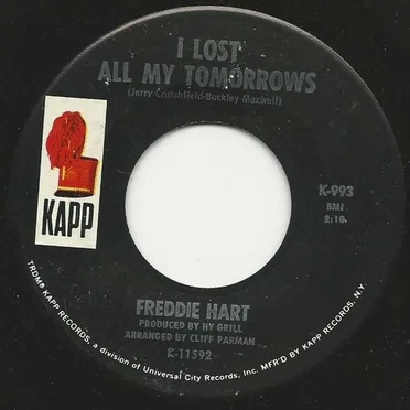 I Lost All My Tomorrows