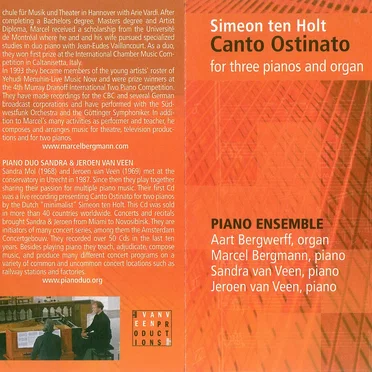 Canto Ostinato for Three Pianos and Organ