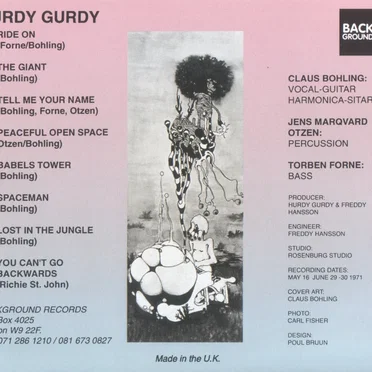 Hurdy Gurdy by Hurdy Gurdy - album cover