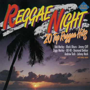Reggae Night - 20 Top Reggae Hits by Various Artists - album cover