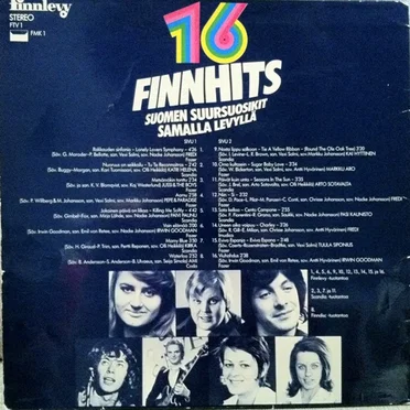 Finnhits 1 by Various Artists - album cover