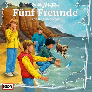 Fünf Freunde, Episode 44: und die Flaschenpost by Enid Blyton - album cover