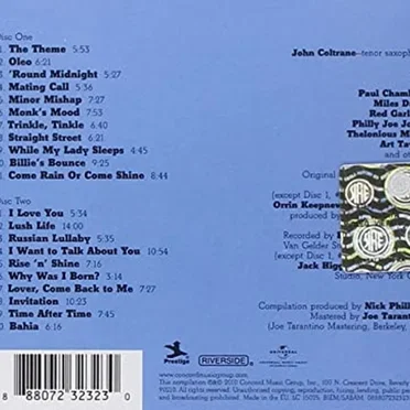 The Definitive John Coltrane on Prestige & Riverside