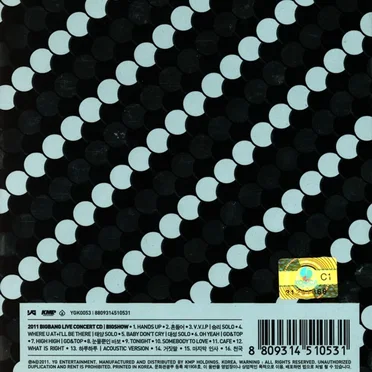 2011 BIGBANG LIVE CONCERT CD | BIGSHOW