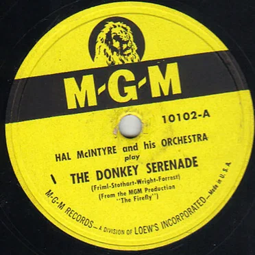 The Donkey Serenade / It Happened in Hawaii