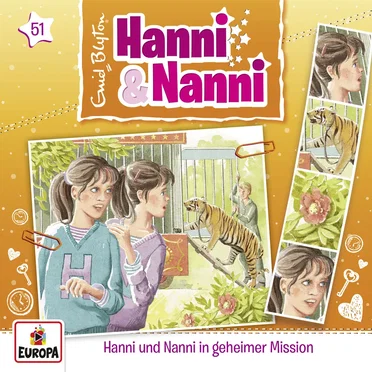 Hanni und Nanni 51: ... in geheimer Mission by Enid Blyton - album cover