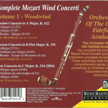 Complete Wind Concerti, Volume I: Woodwind