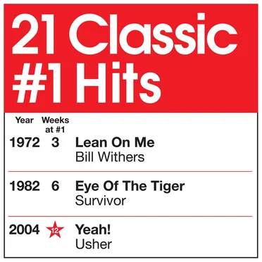 21 Classic #1 Hits by Various Artists - album cover