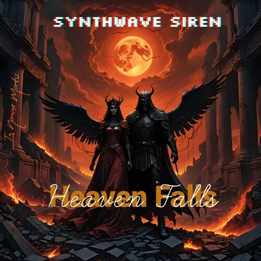 Heaven Falls by Synthwave Siren - album cover