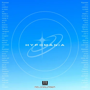 HYPOMANIA by Melodinumbra - album cover