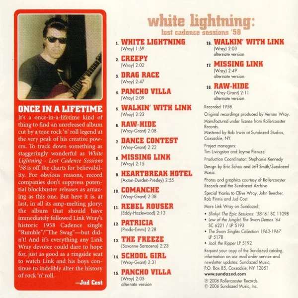 White Lightning: Lost Cadence Sessions ’58