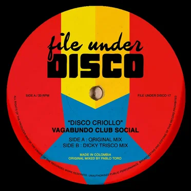 Disco Criollo by Vagabundo Club Social - album cover