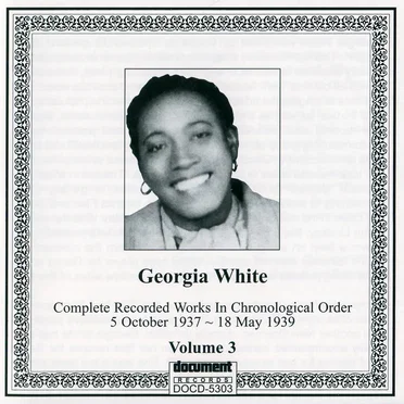 Volume 3 1937-1939 by Georgia White - album cover