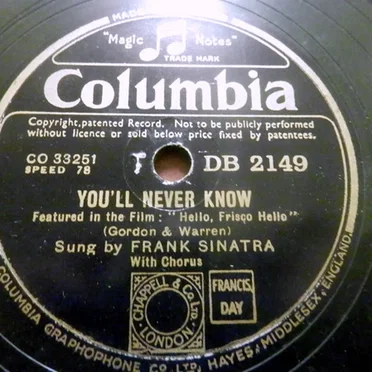 You'll Never Know / Sunday, Monday or Always