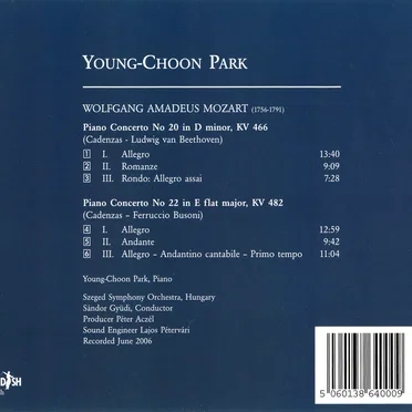 Piano Concertos no. 20 & 22