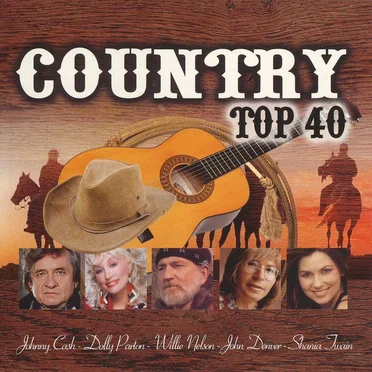 Country Top 40 by Various Artists - album cover