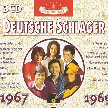 Deutsche Schlager 1967 - 1969 by Various Artists - album cover