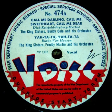 Call Me Darling, Call Me Sweetheart, Call Me Dear / Yah‐Ta‐Ta, Yah‐Ta‐Ta / He’s Home for a Little While / Good, Good, Good (That’s You, That’s You)