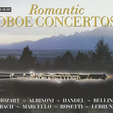 Romantic Oboe Concertos by Various Artists - album cover