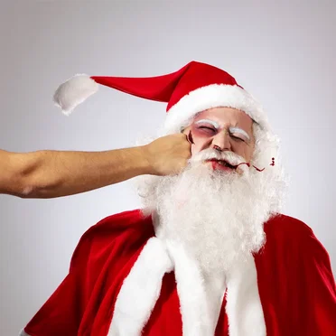 When Santa Got Stuck Up the Chimney