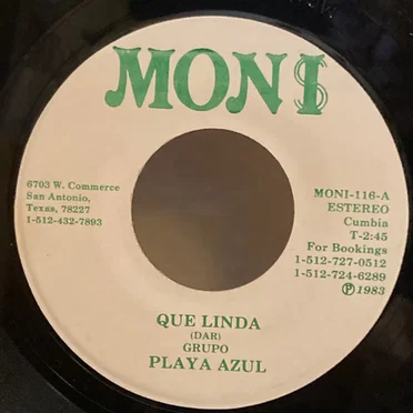 Que linda / Nadando by El Grupo Playa Azul - album cover