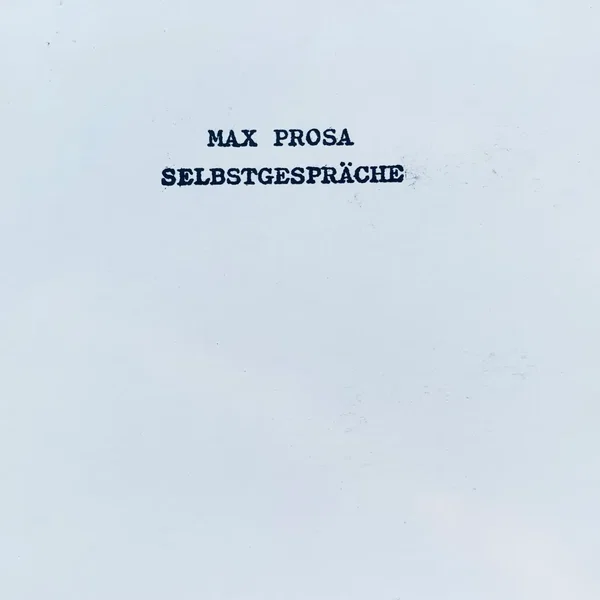 Selbstgespräche