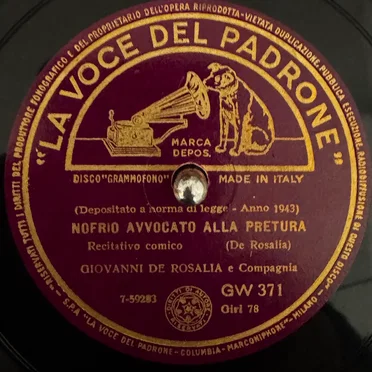Nofrio avvocato alla pretura / Nofrio malato by Giovanni De Rosalia - album cover