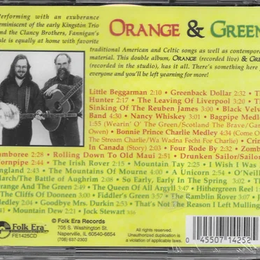 Orange and Green by Fannigan's Isle - album cover
