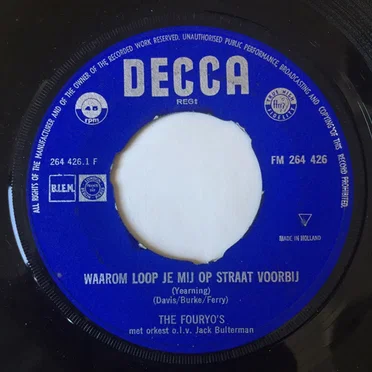 Waarom loop je mij op straat voorbij / Baby, Oh My Darling